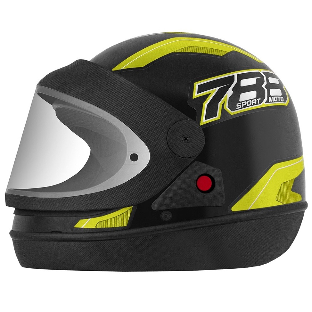 Capacete New Sport Preto/Amarelo Tamanho 60 CAP-743PTAM Pro Tork