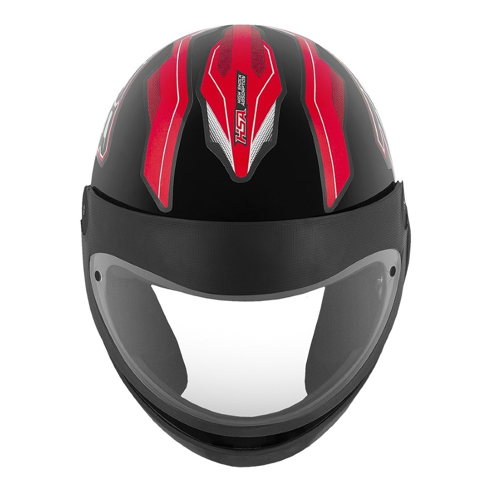 Capacete New Sport Preto/Vermelho Tamanho 60 CAP-743PTVM Pro Tork