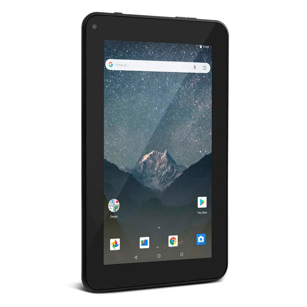 COMP Kit Tablet Multilaser M7S GO 7" 16GB Preto NB316 + Caixa De Som Mini Aux BT Preta SP277