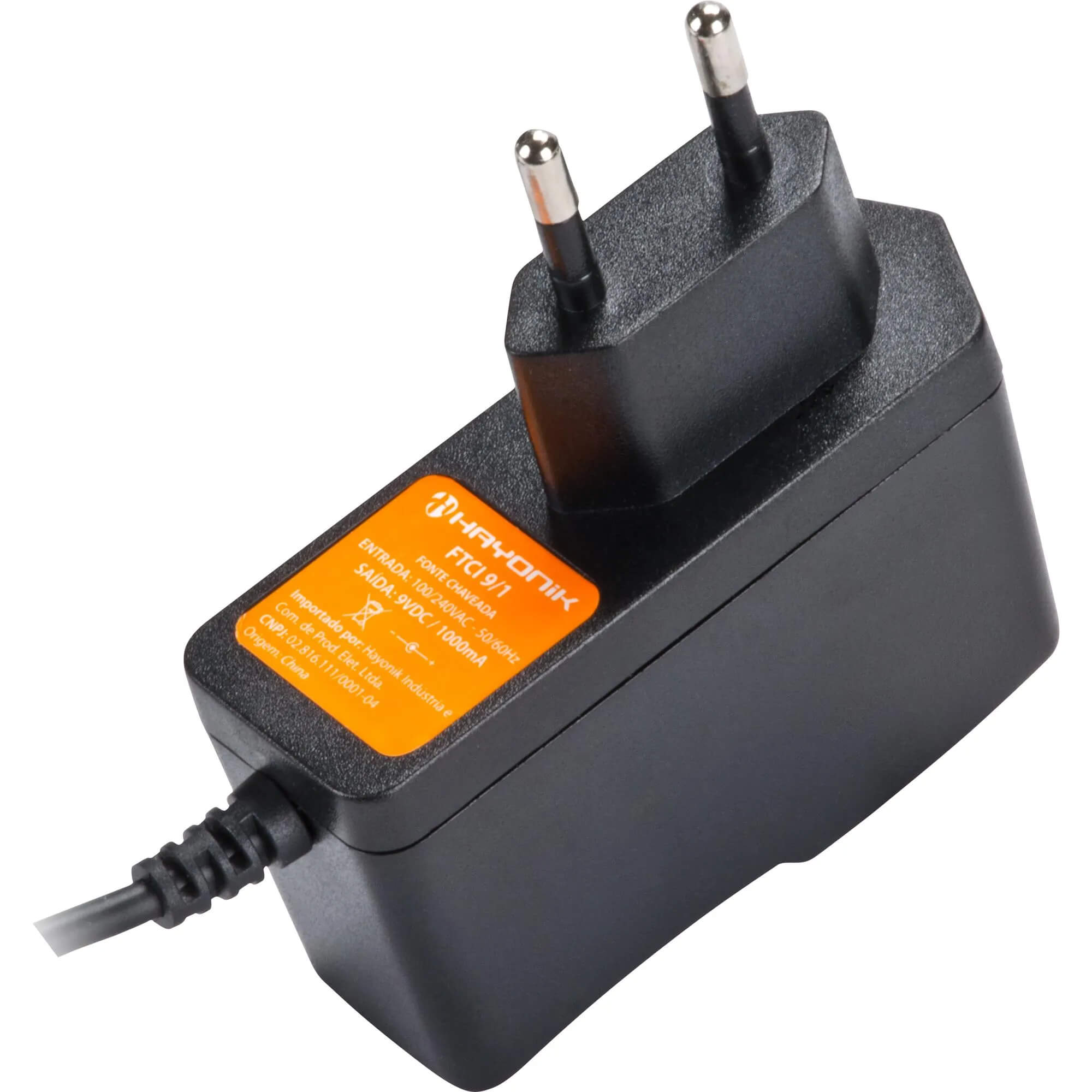 Fonte Chaveada 9VDC 1A 9W P4 C+ FTCI 9/1 Bivolt Hayonik - 51198