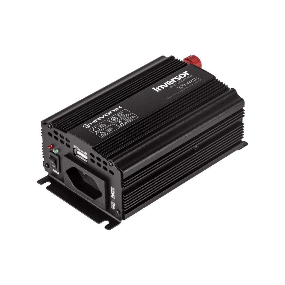 Inversor de Onda Modificada Automotivo 300W 12VDC/220V USB Hayonik 00068576