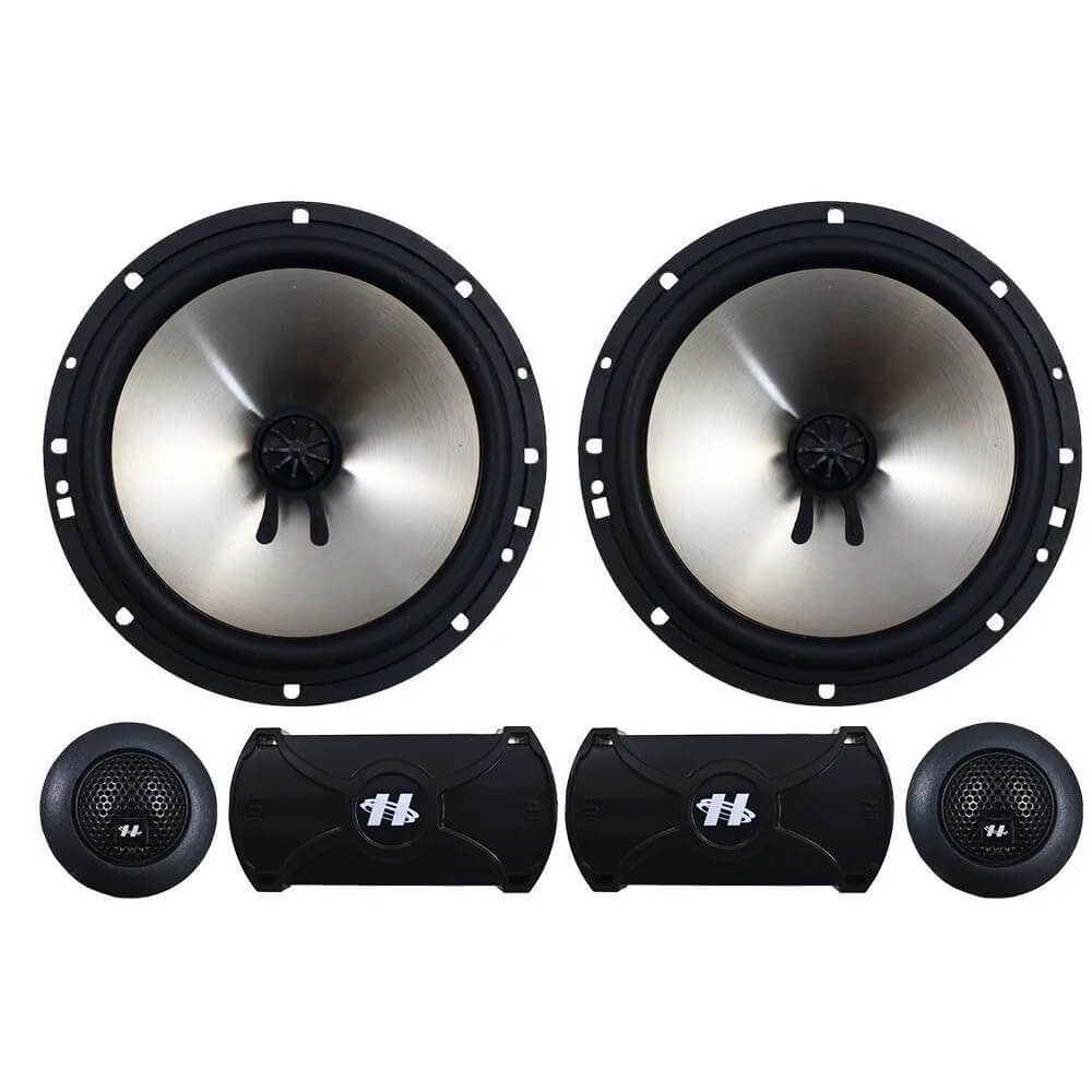 COMP Alto falante Kit Duas Vias 6 QR6.2 80 WRMS Hurricane