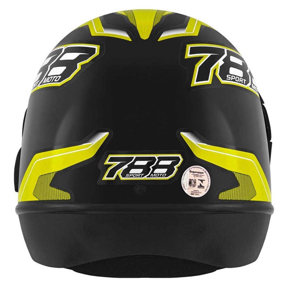 Capacete New Sport Preto/Amarelo Tamanho 56 CAP-741PTAM Pro Tork