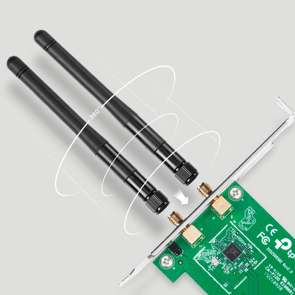 Placa  PCI-E Wireless 300 Mbps TL-WN881ND - TP-Link