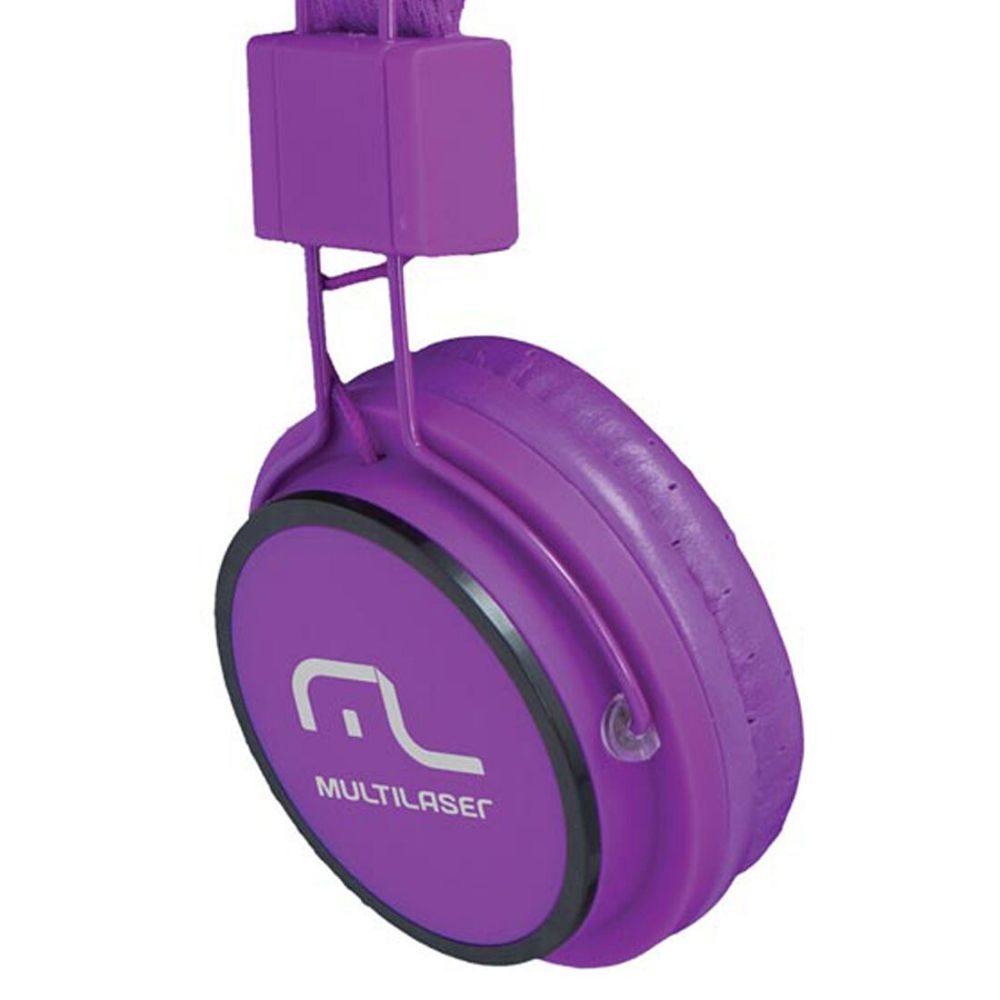 Fone de Ouvido Roxo para Celular Multilaser Headfun P2 PH090
