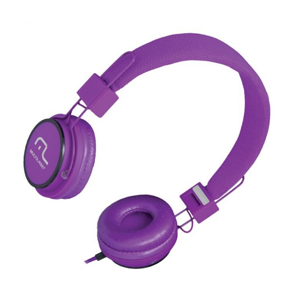 Fone de Ouvido Roxo para Celular Multilaser Headfun P2 PH090