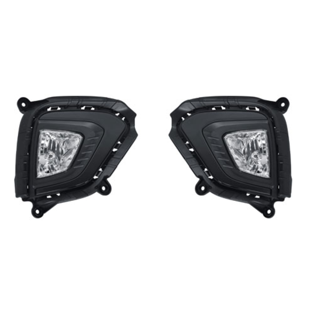 Kit Farol Milha Hyundai Creta 2020 em diante Encaixe H8 12V 35W Moldura Preta Shocklight - SL-121410