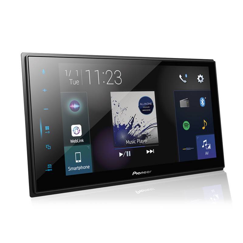Kit Central Multimídia Pioneer Honda Fit  / WRV 2015 a 2020 DMH-Z8280tv Tela 8" USB DVD Espelhamento