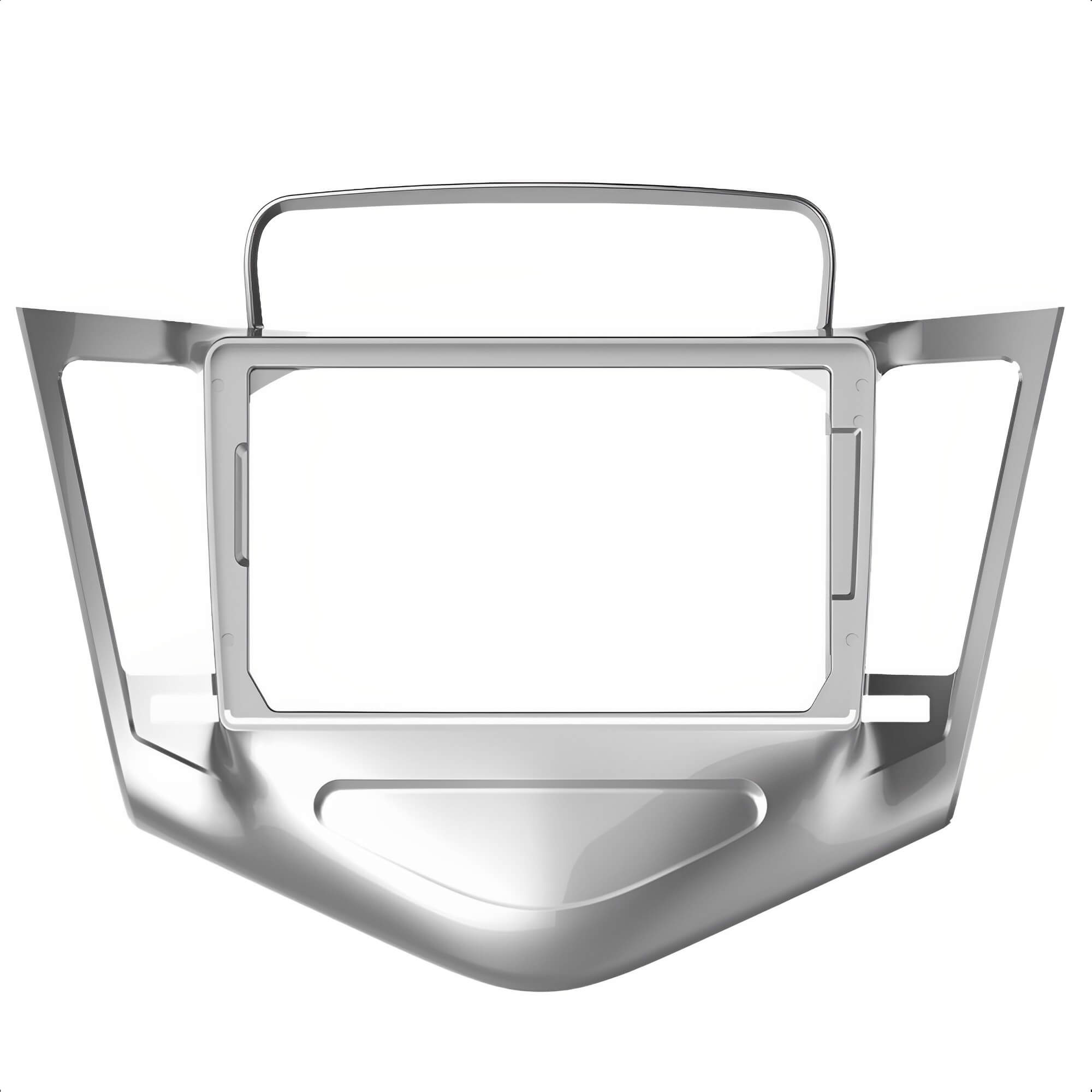 Moldura 9 Polegadas Prata Cruze 2009/2010/2011/2012/2013/2014 Expex - EPX9GM002