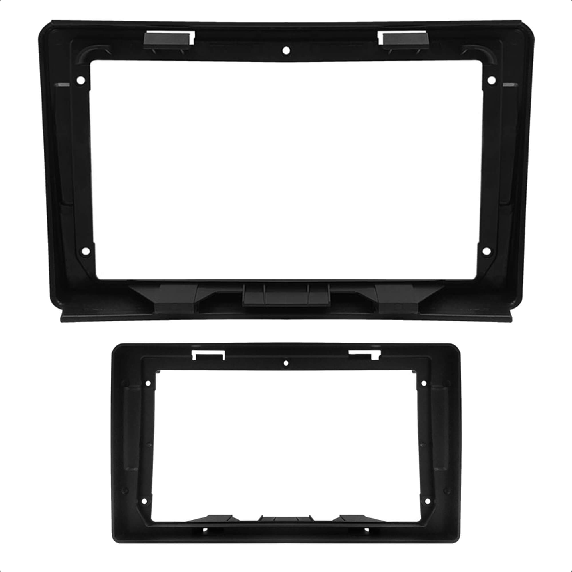 Moldura 9 Polegadas Preto Duster 2020/2021/2022/2023 Expex - EPX9RN004