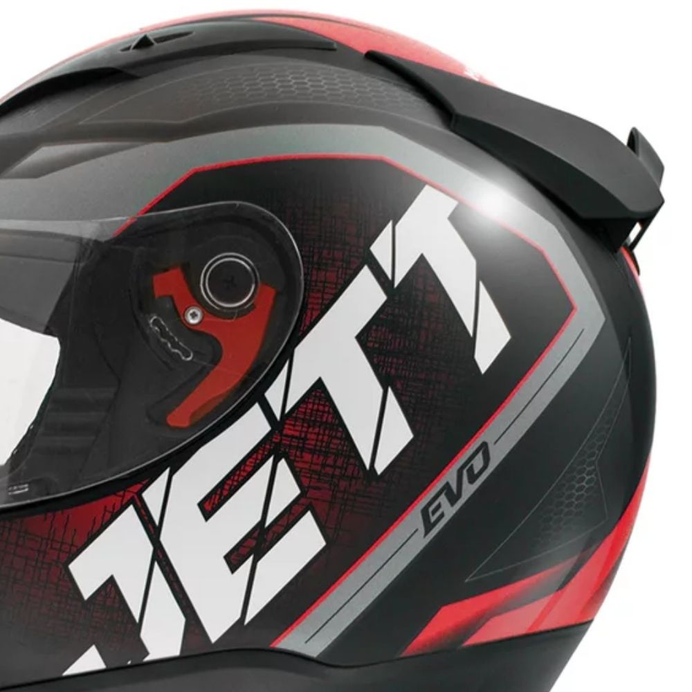 Capacete Jett Evo Line Vermelho Brilhante Tamanho 56 CAP-695VM - Pro Tork