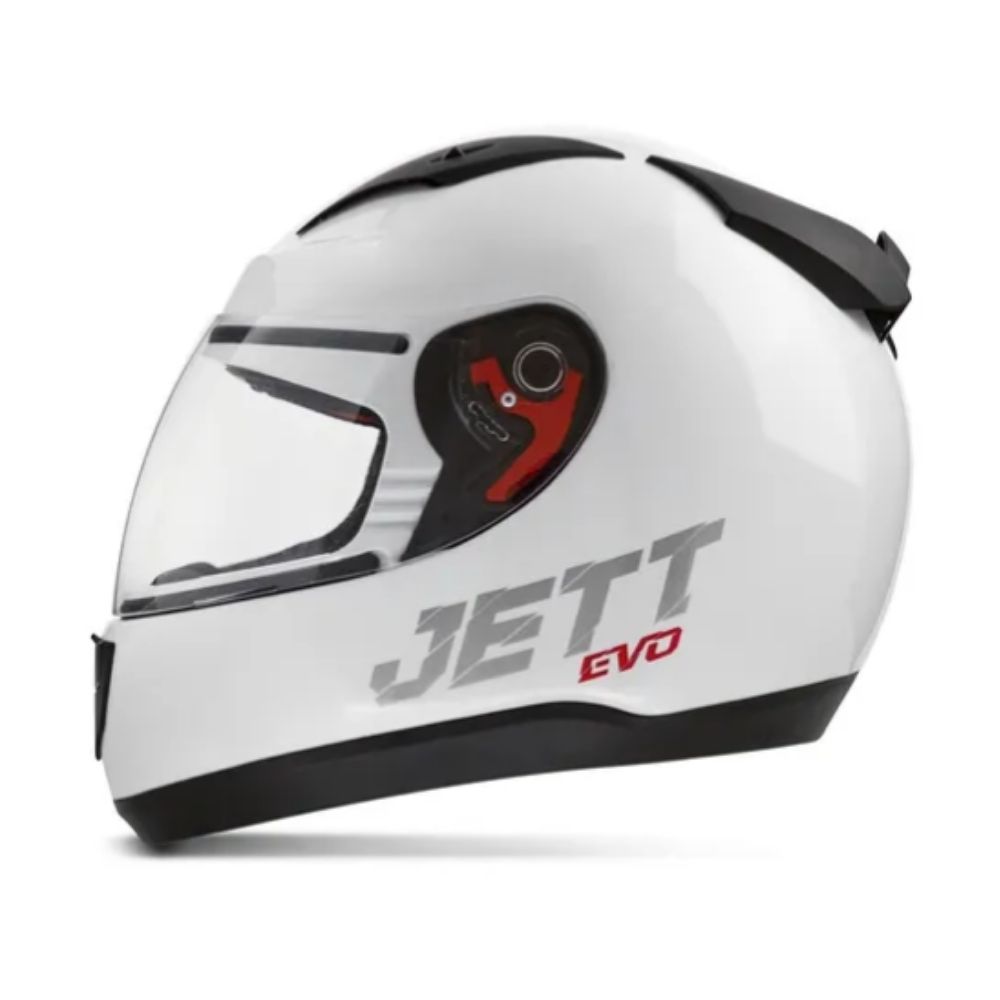 Capacete Jett Evo Line Solid Branco Brilhante Tamanho 58 CAP-696BC - Pro Tork