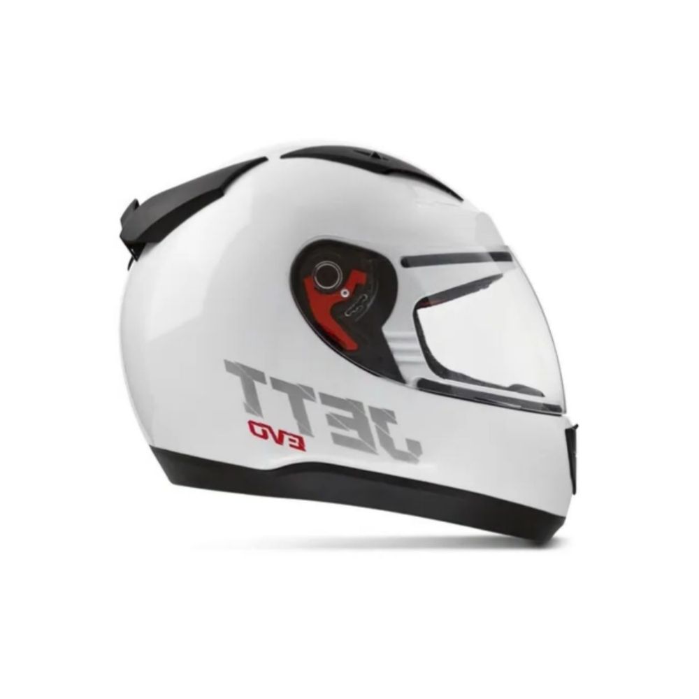 Capacete Jett Evo Line Solid Branco Brilhante Tamanho 58 CAP-696BC - Pro Tork