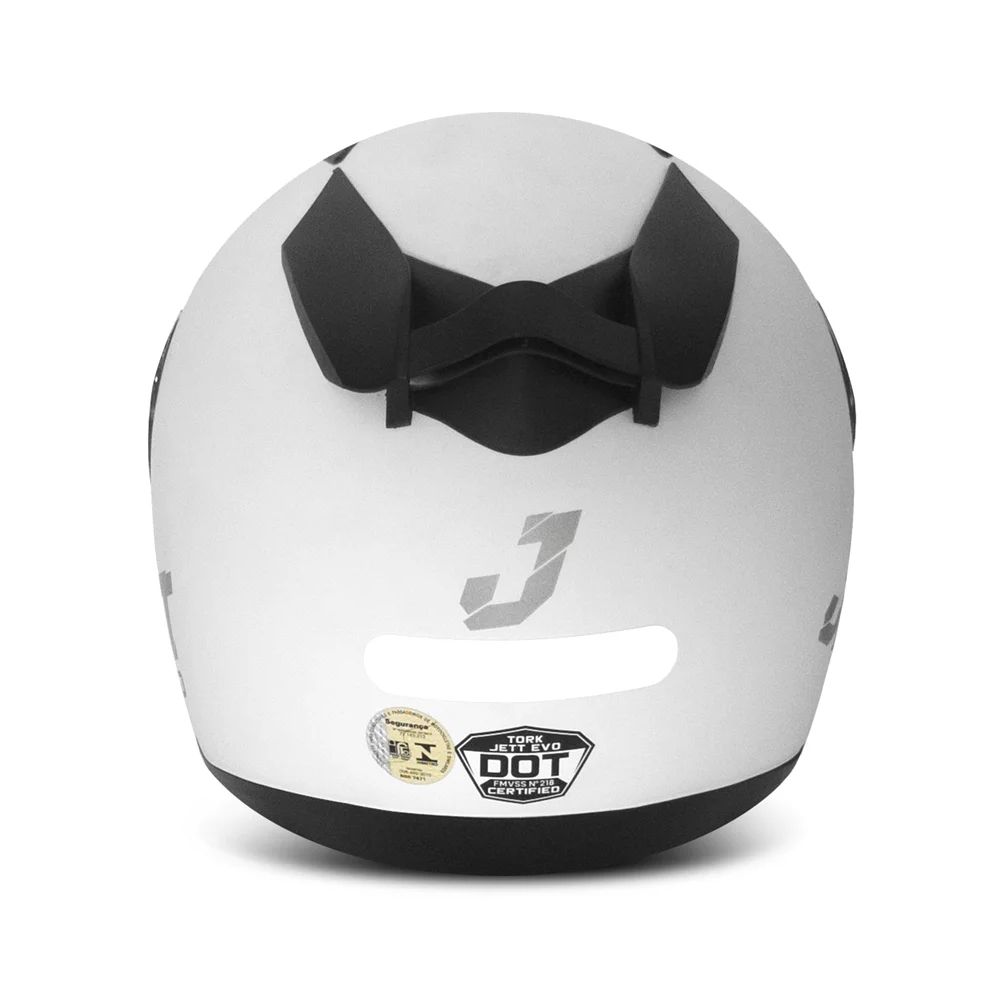 Capacete Jett Evo Line Solid Branco Brilhante Tamanho 58 CAP-696BC - Pro Tork