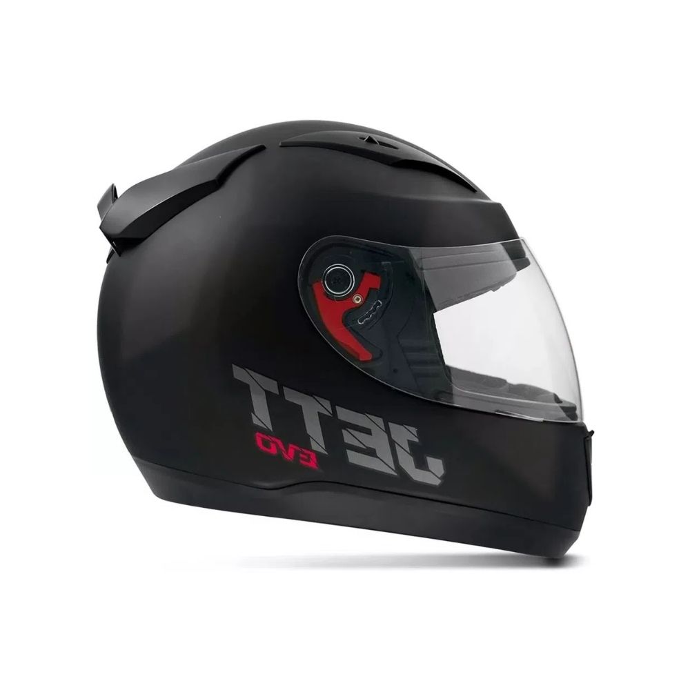 Capacete Jett Evo Line Solid Preto Brilhante Tamanho 58 CAP-696PT - Pro Tork