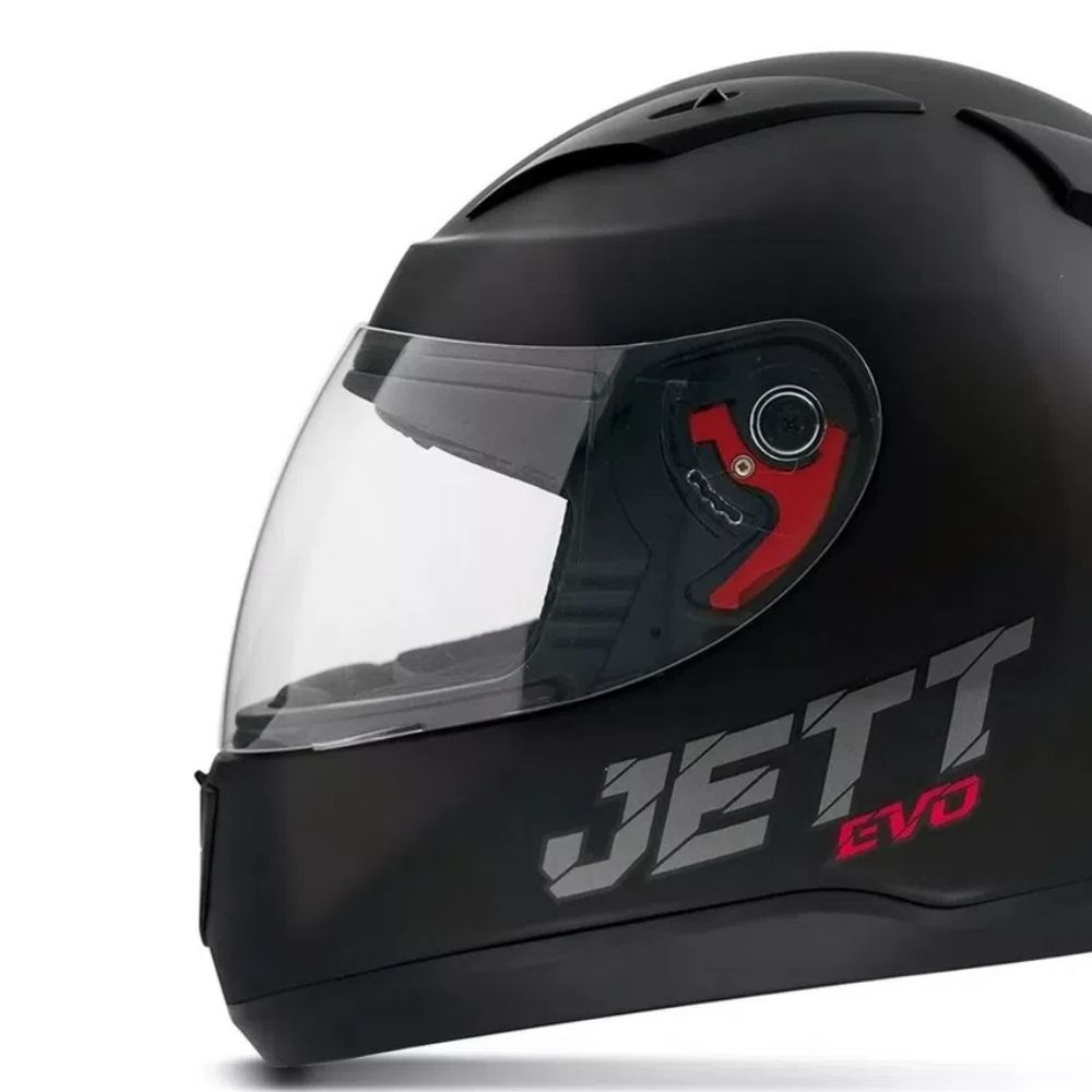 Capacete Jett Evo Line Solid Preto Brilhante Tamanho 58 CAP-696PT - Pro Tork