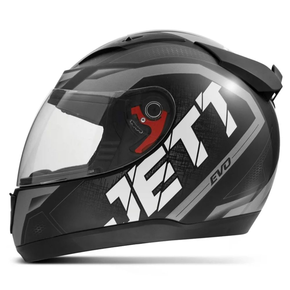 Capacete Jett Evo Line Cinza Brilhante Tamanho 60 CAP-697CZ - Pro Tork