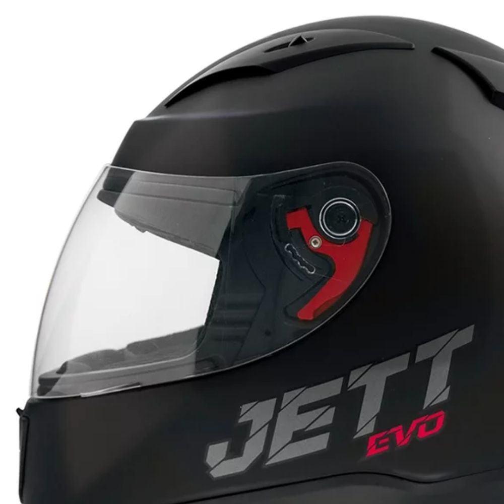 Capacete Jett Evo Line Solid Preto Brilhante Tamanho 60 CAP-697PT - Pro Tork
