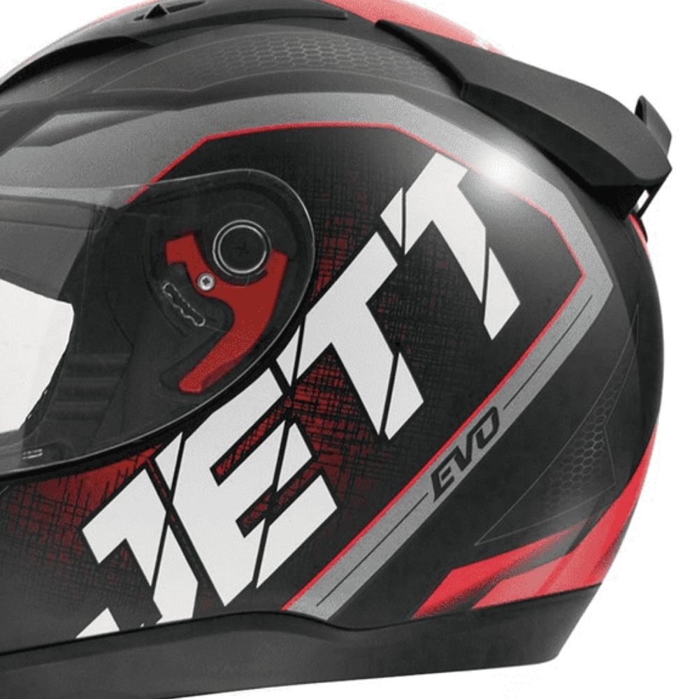 Capacete Jett Evo Line Vermelho Brilhante Tamanho 60 CAP-697VM - Pro Tork