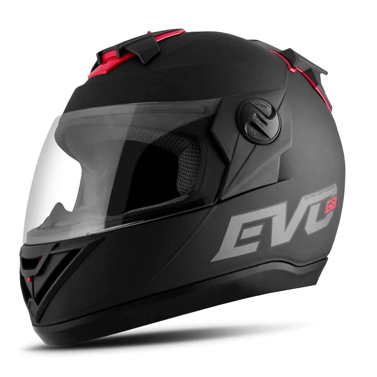 Capacete Liberty Evolution G8 EVO Solid Preto TAM. 56  Pro Tork CAP-737PT