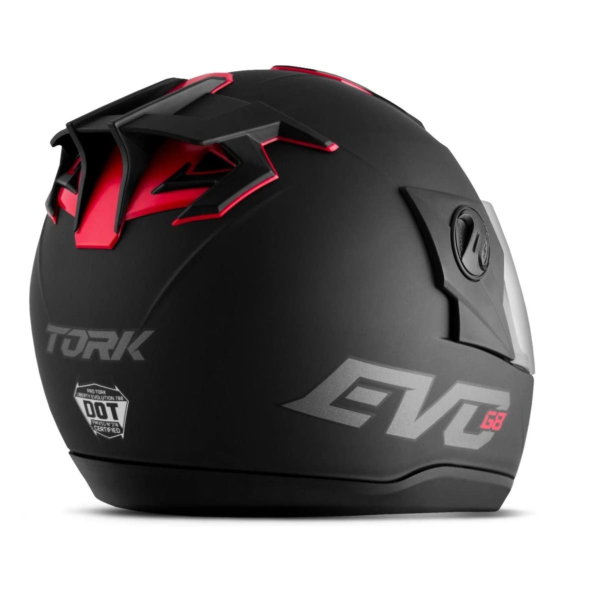 Capacete Liberty Evolution G8 EVO Solid Preto TAM. 56  Pro Tork CAP-737PT