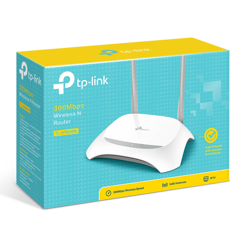 COMP Kit Roteador + Repetidor Wireless 300Mbps TL-WR840N W + RE055