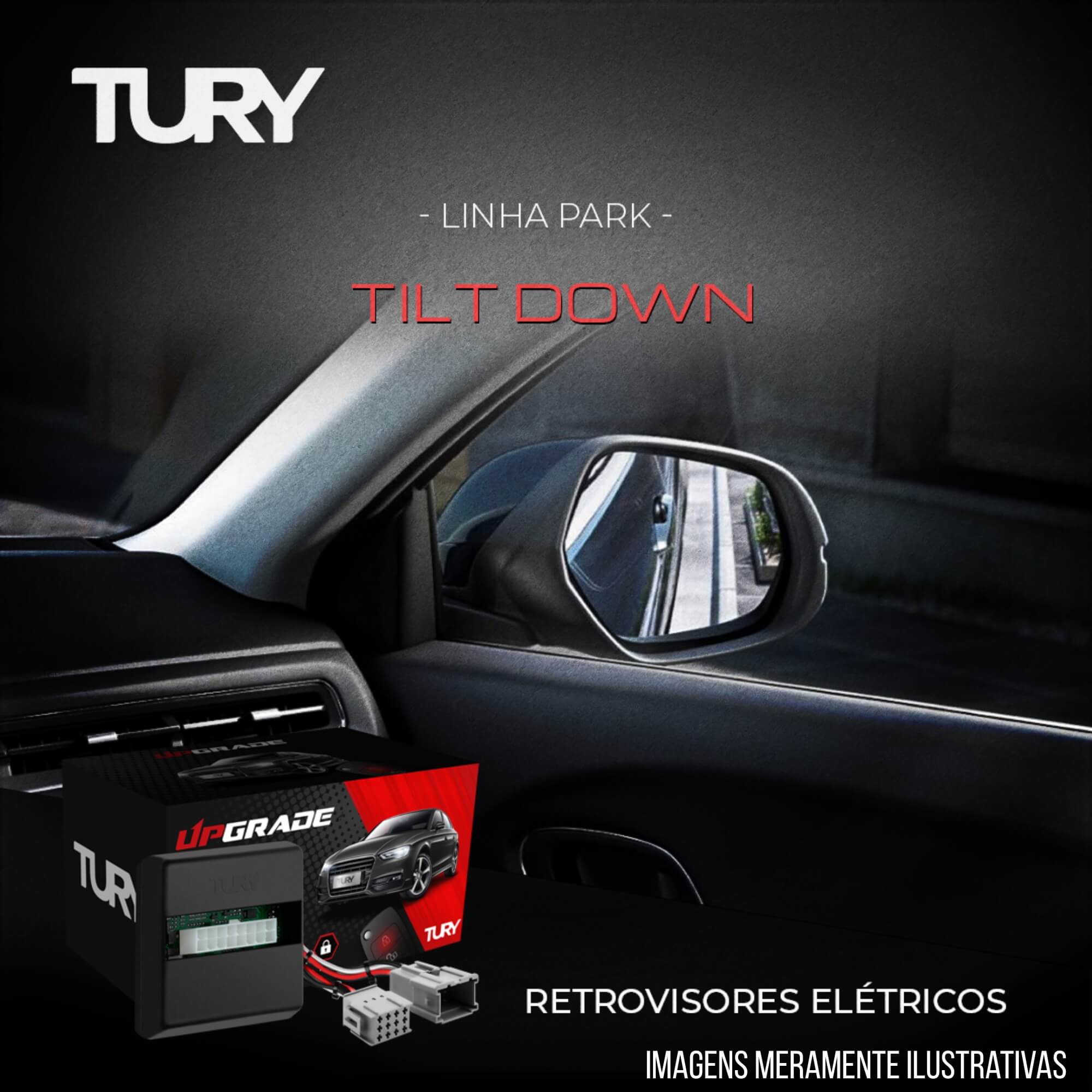 Módulo de Vidro Rebatimento/Fechamento Vidros Plug & Play Hyundai I30 Tilt Down Tury PARK5.2.4AM
