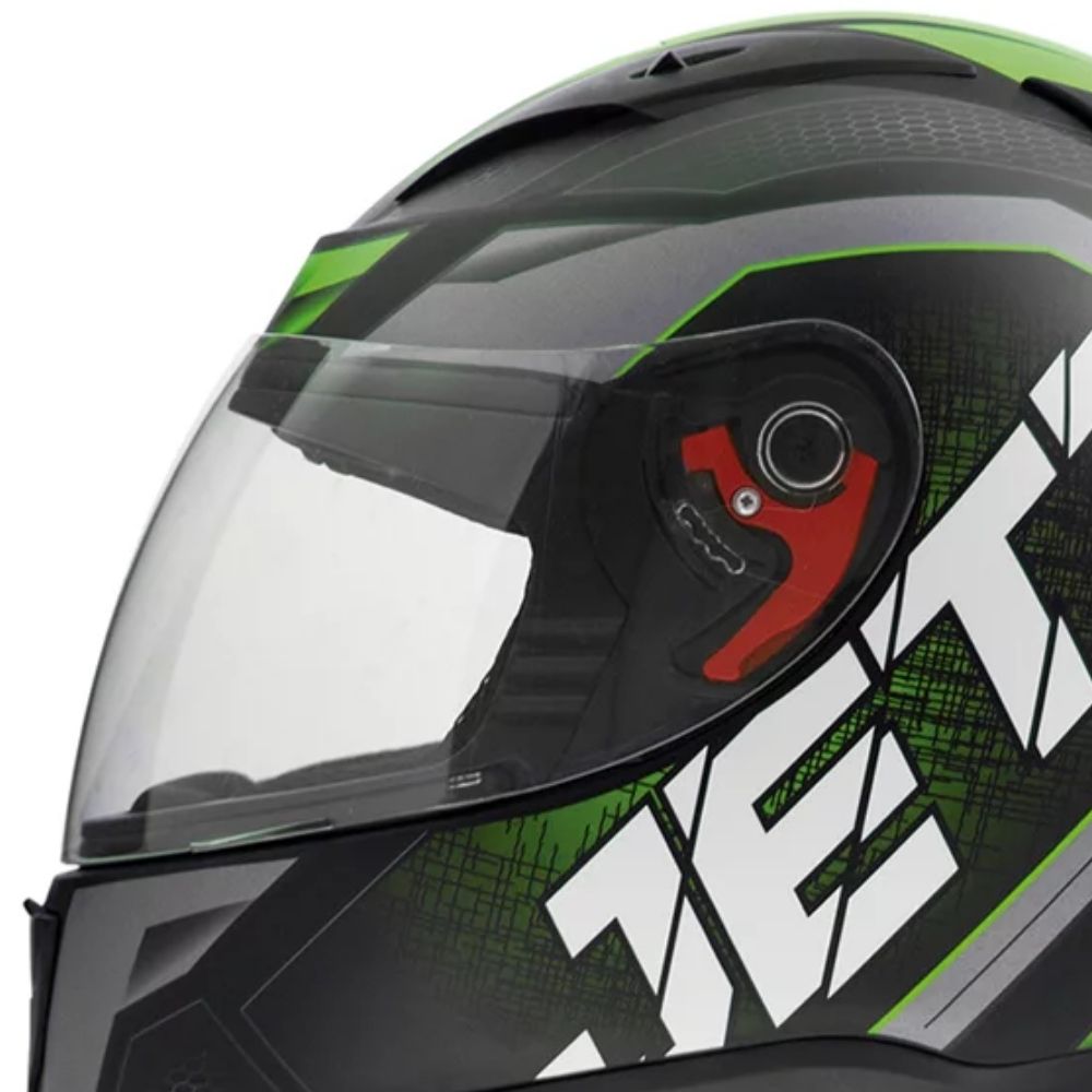 Capacete Jett Evo Line Verde Brilhante Tamanho 56 Pro Tork - CAP-695VD