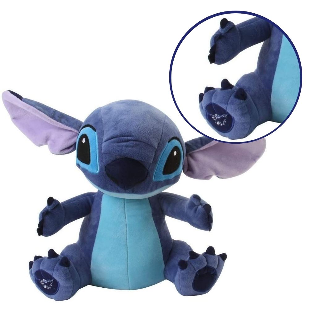 Brinquedo Infantil Pelúcia Stitch com Som Tamanho 30cm Multikids - BR806