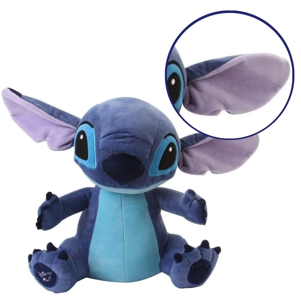 Brinquedo Infantil Pelúcia Stitch com Som Tamanho 30cm Multikids - BR806