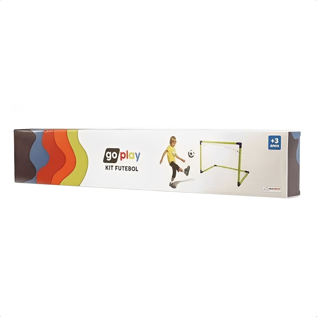 Trave Futebol Gol Infantil Criança Goleiro com Bola e Bomba Brinquedo Go Play - Multikids  BR952