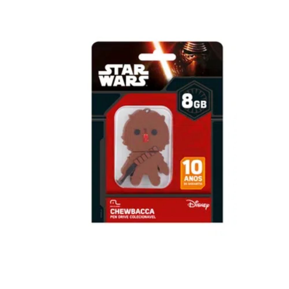 Pen drive Star Wars Chewbacca 8GB Multilaser - PD041