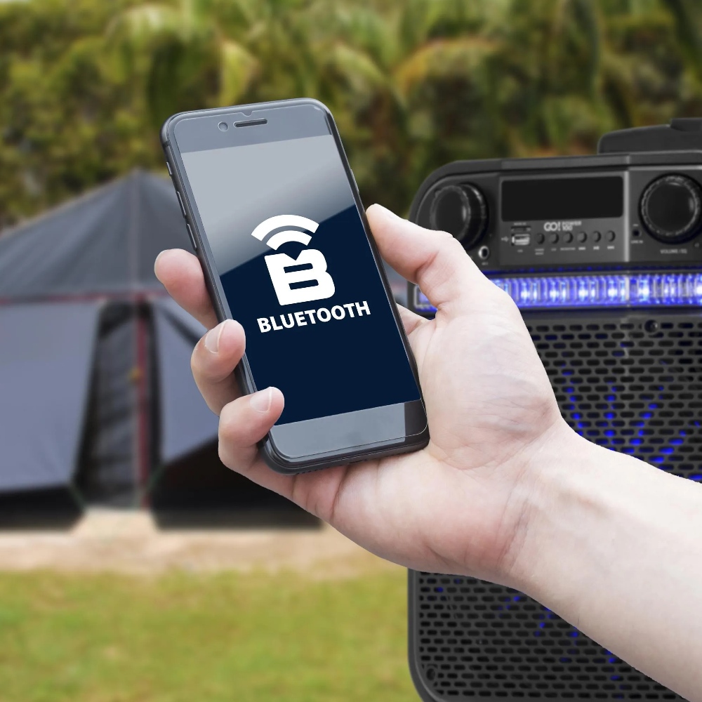 Caixa de Som Multiuso Portátil Bluetooth/MicroSD/USB/FM 80W 10" GO!POWER 100 Hayonik 66493