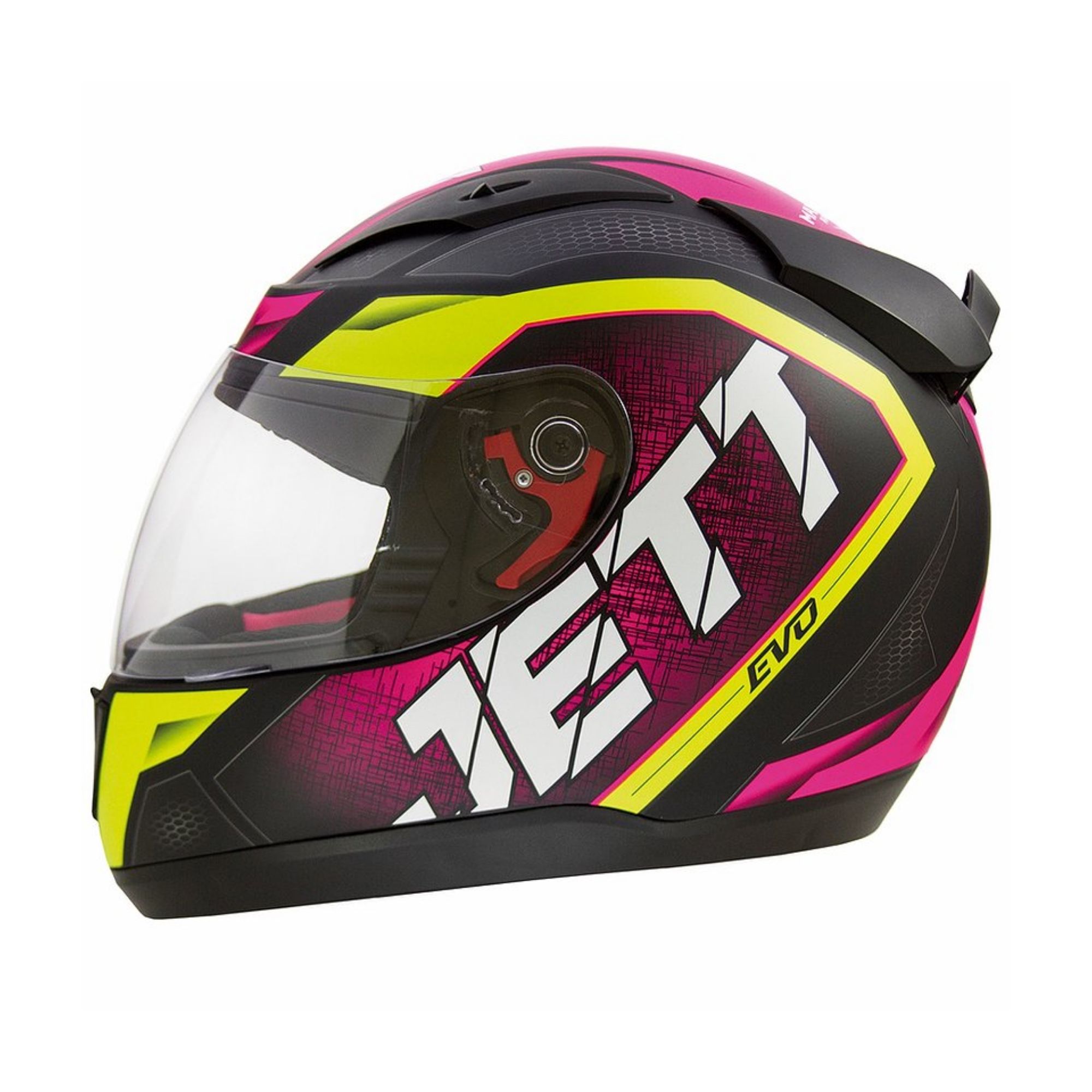 Capacete Jett Evo Line Rosa/Amarelo Fosco Tamanho 58 Pro Tork - CAP-693RSAM