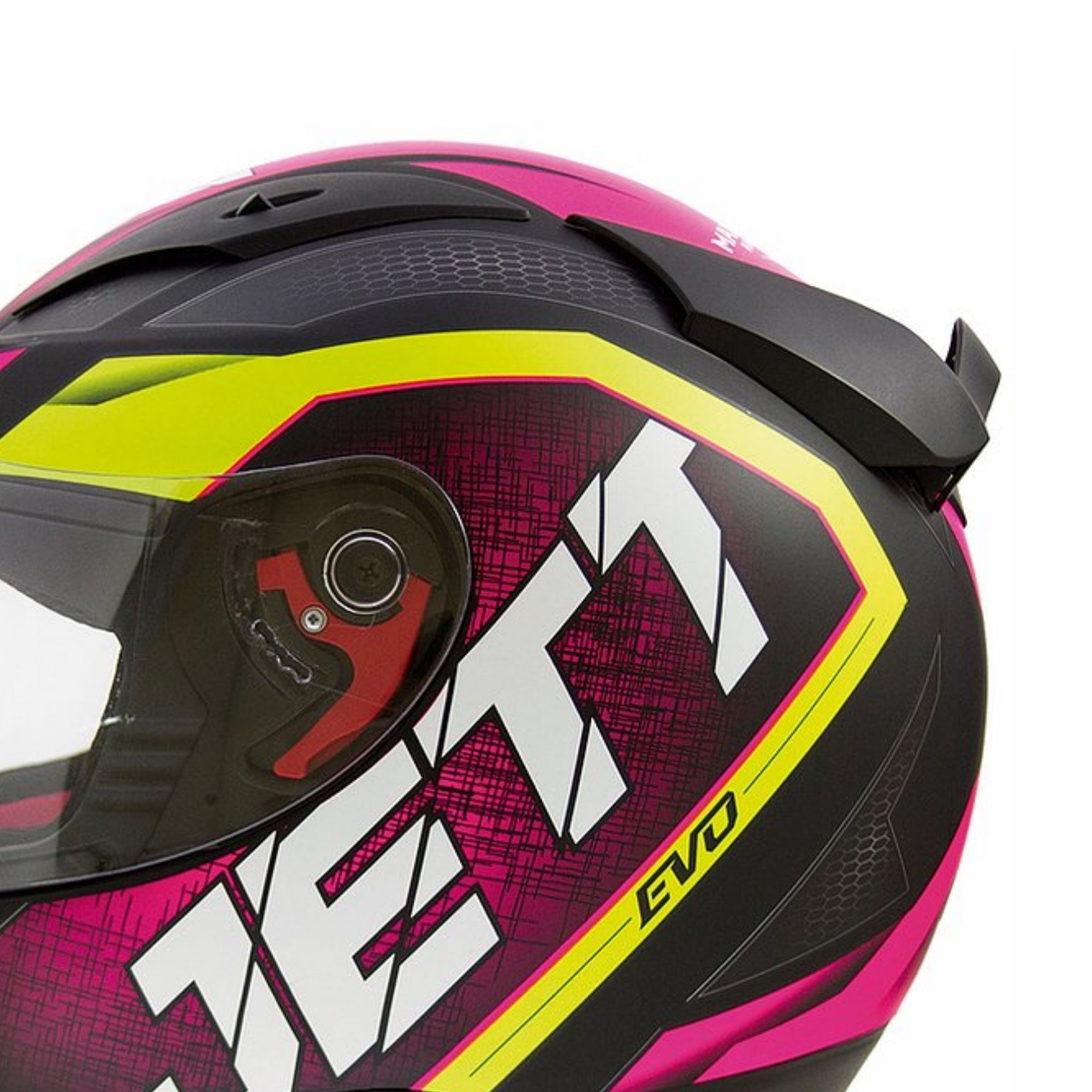 Capacete Jett Evo Line Rosa/Amarelo Fosco Tamanho 58 Pro Tork - CAP-693RSAM