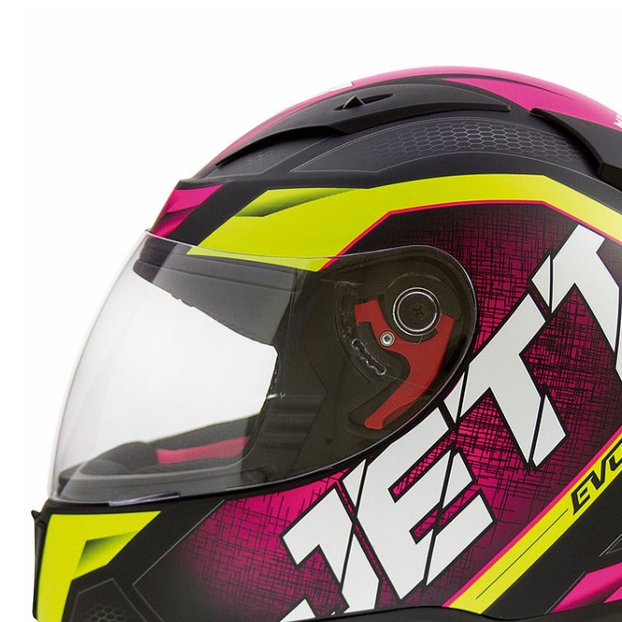 Capacete Jett Evo Line Rosa/Amarelo Fosco Tamanho 58 Pro Tork - CAP-693RSAM