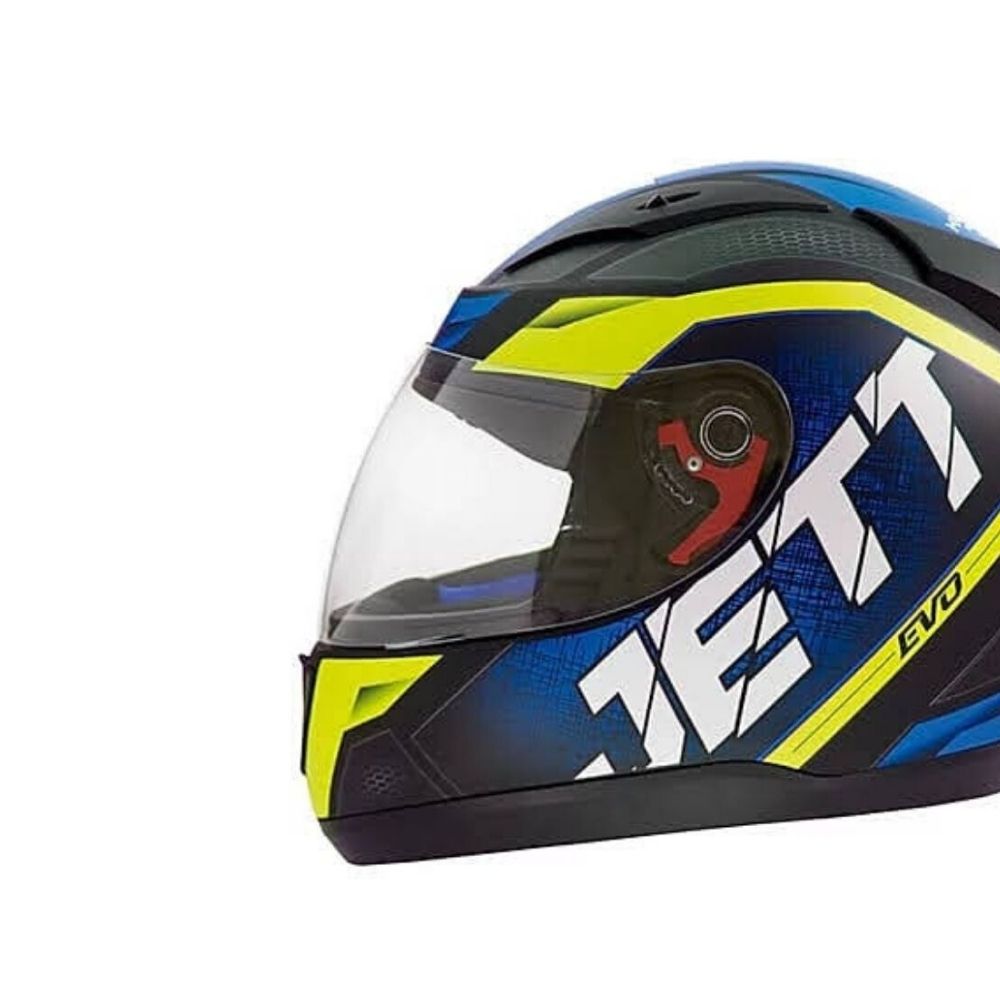 Capacete Jett Evo Line Fosco Azul e Amarelo Tamanho 60 Pro Tork - CAP-694AZAM