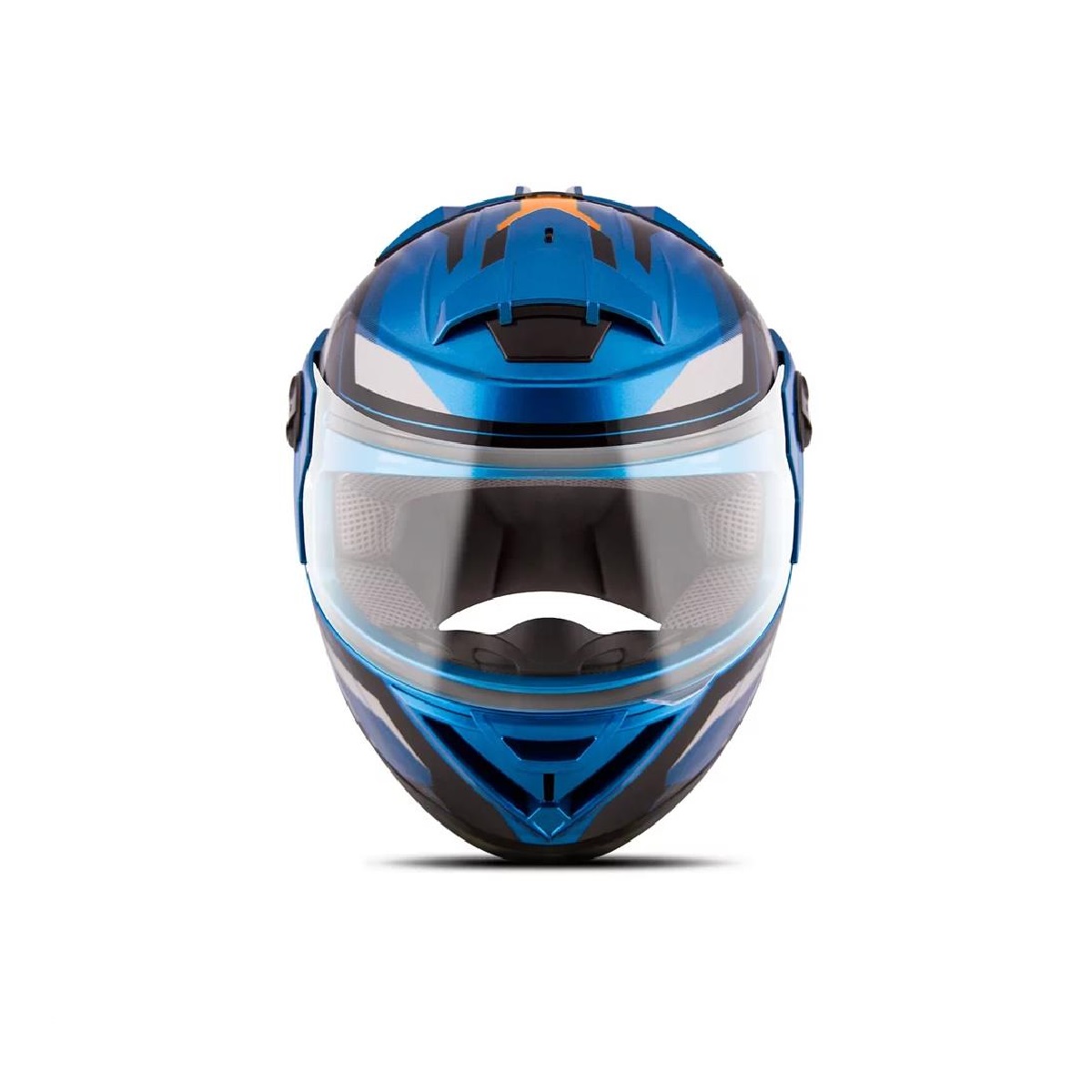 Capacete Liberty Evolution 788 G8 Evo Azul e Laranja Brilhante TAM.58 Pro Tork CAP-718AZLR