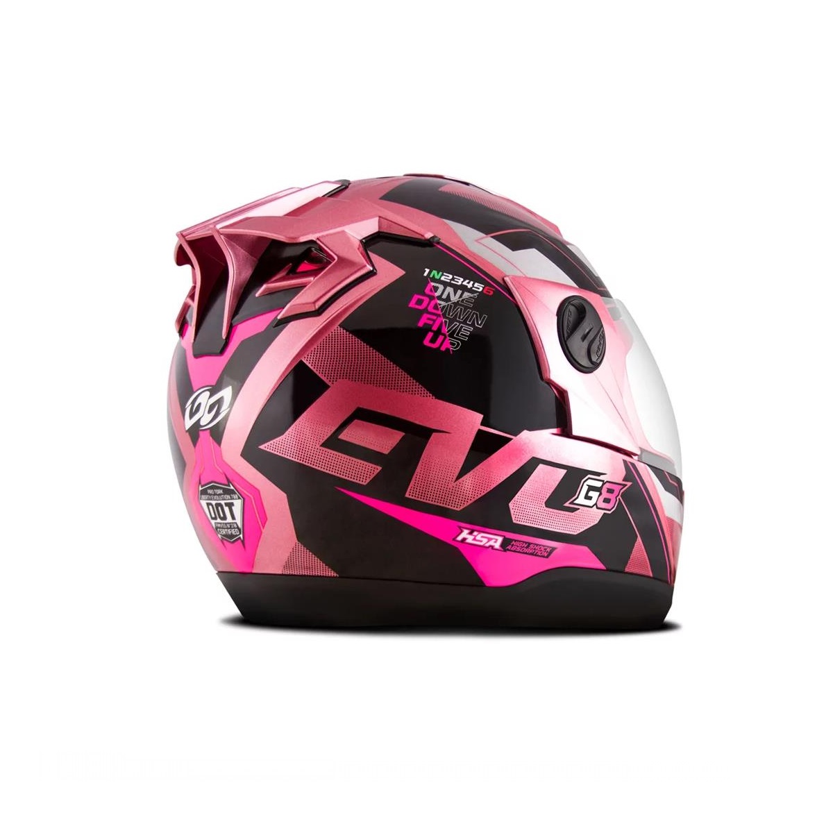 Capacete Liberty Evolution 788 G8 Evo Rosa Brilhante TAM.60 Pro Tork CAP-719PK