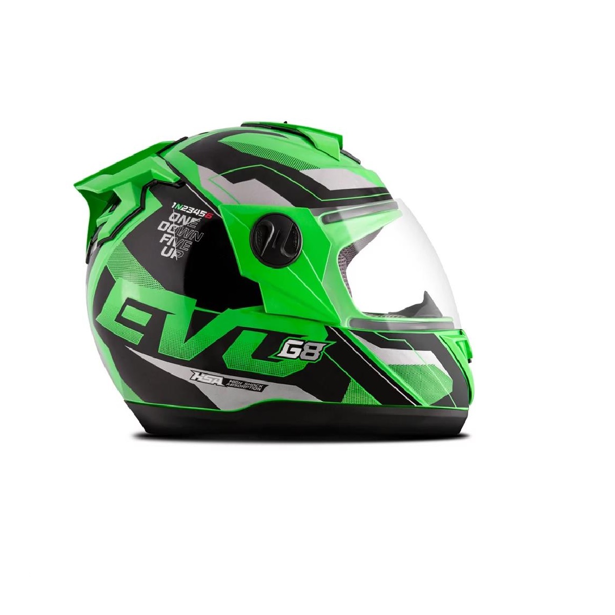 Capacete Liberty Evolution 788 G8 Evo Verde Brilhante TAM.60 Pro Tork CAP-719VD