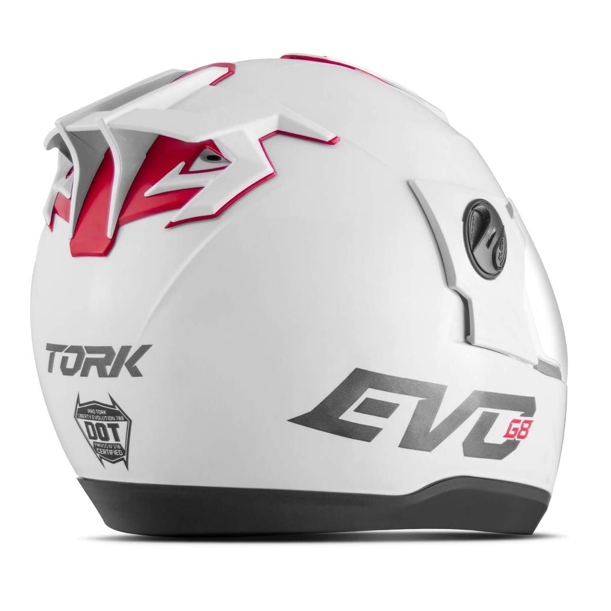 Capacete Liberty Evolution 788 G8 Evo Solid Branco Brilhante TAM. 58 - Pro Tork CAP-738BC