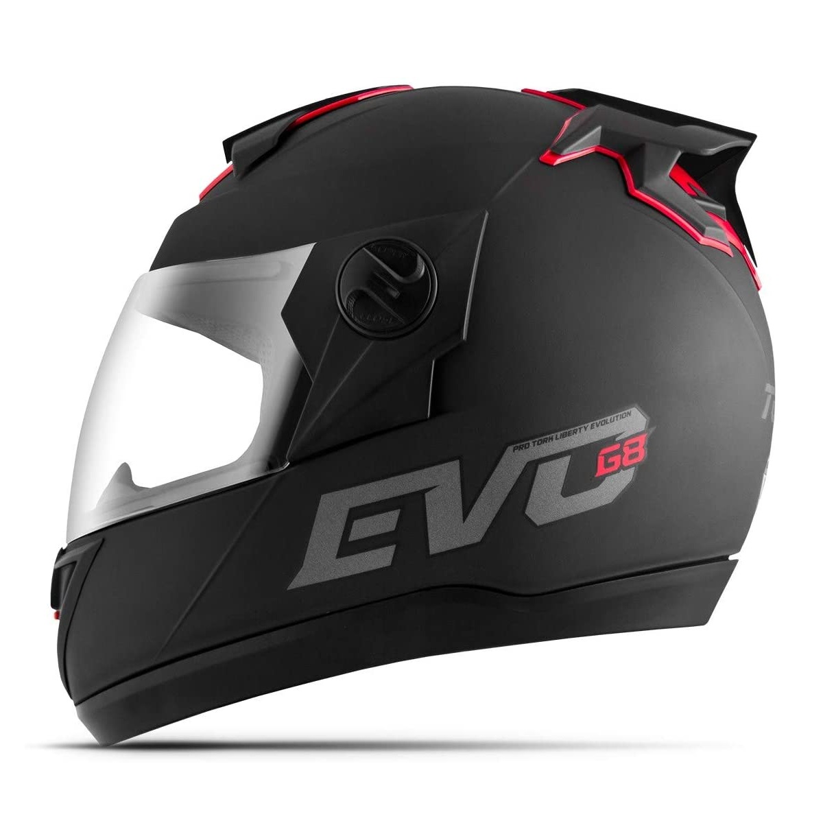Capacete Liberty Evolution 788 G8 Evo Solid Preto Fosco TAM. 58 Pro Tork CAP-738PT