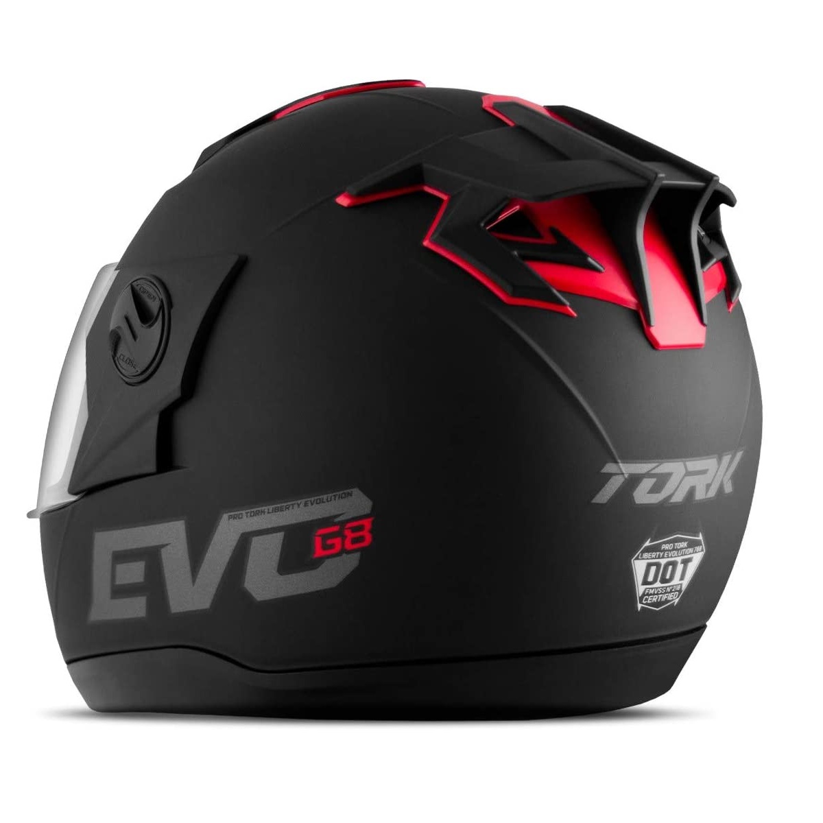 Capacete Liberty Evolution 788 G8 Evo Solid Preto Fosco TAM. 58 Pro Tork CAP-738PT