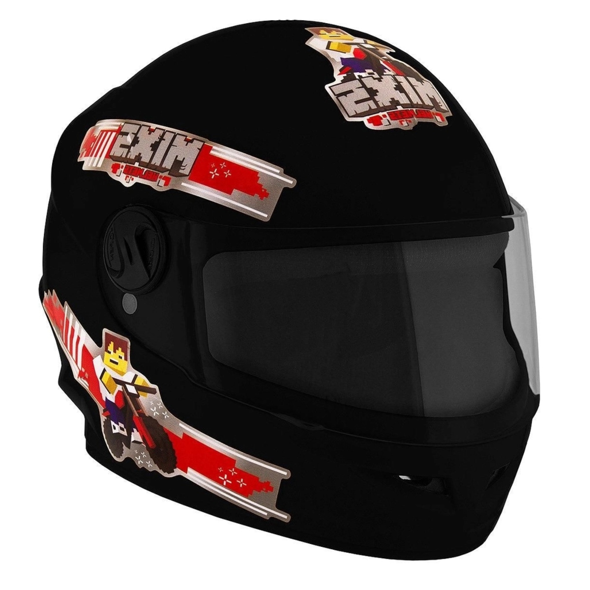 Capacete Mixs Start Infantil Blocks Preto Tam. 54 Pro Tork - MCAP-419PT