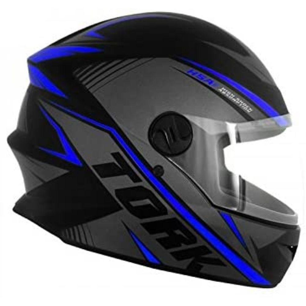 Capacete R8 Preto e Azul Tamanho 56 Pro Tork - CAP-567CZAZ