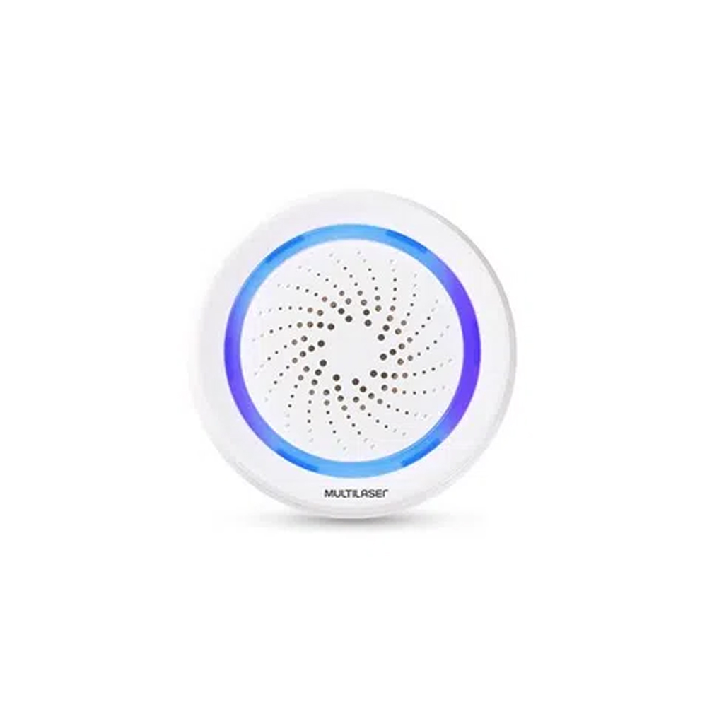 Sirene de Alarme Inteligente Wi-Fi Multilaser Liv - SE232