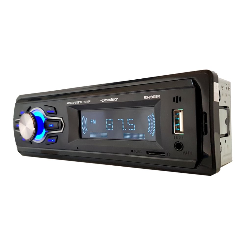 Som Automotivo Auto 100WRMS Rádio Bluetooth Usb Sd Fm Mp3 Roadstar RS2603BR