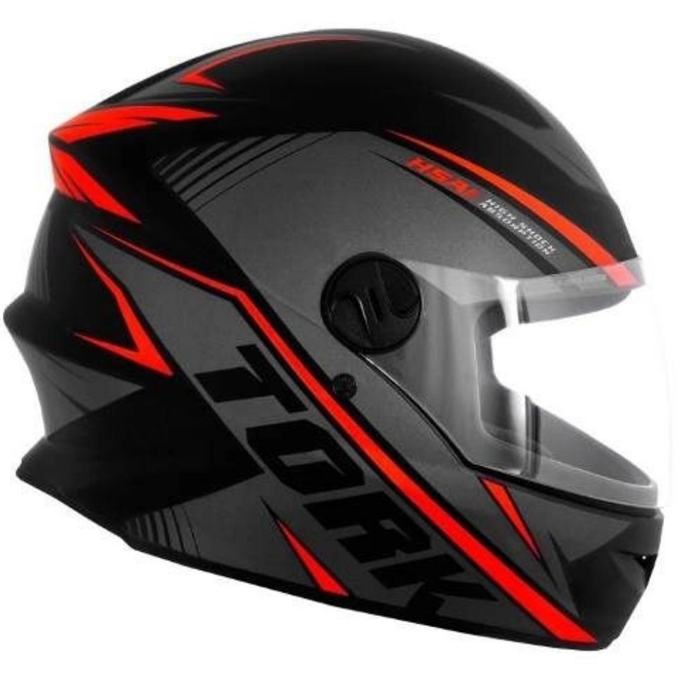 Capacete R8 Preto e Vermelho Tamanho 60 Pro Tork  - CAP-569CZVM