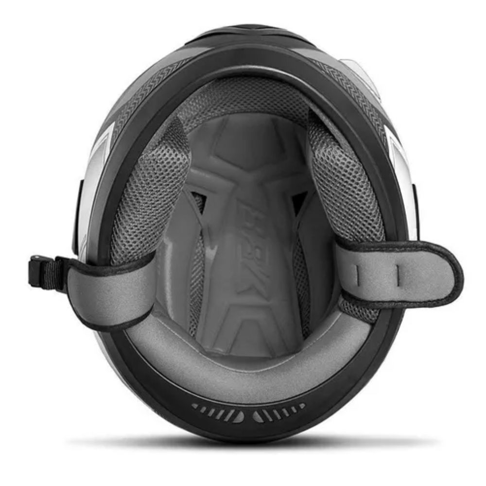 Capacete Evolution 788 G6 Pro Series Tech Branco e Grafite Tamanho 56 Pro Tork - CAP-662GR