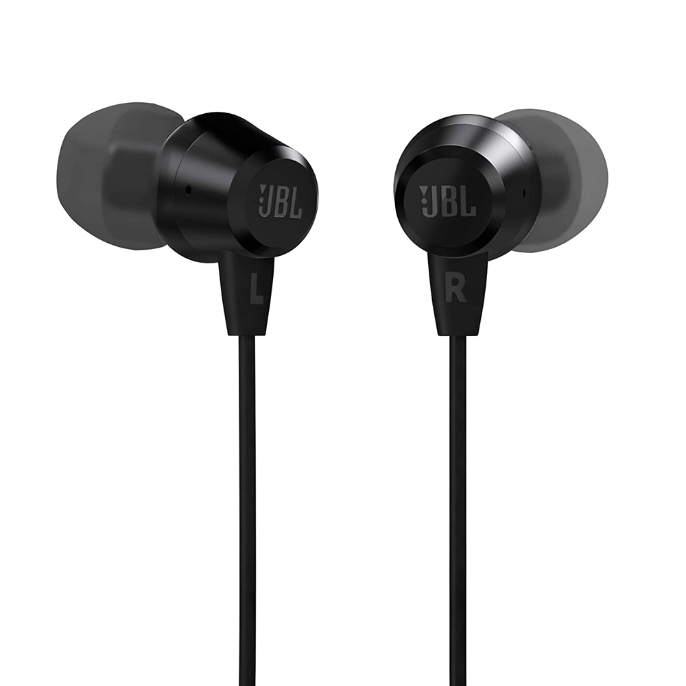 Fone de Ouvido Intra-Auriculares com Fio JBL - JBL C50HIBLK